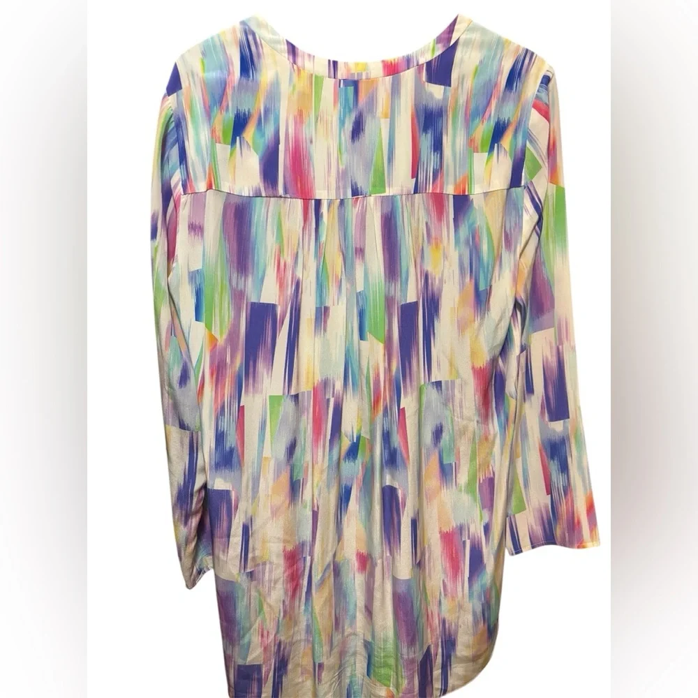 AMANDA UPRICHARD women’s size medium 100% silk top‎ - Picture 2 of 4
